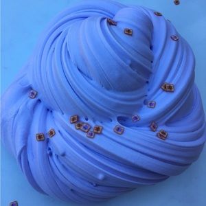 PBnJ Dole Whip Slime (Butter) Scented) with Sprinkles/floam Beads - Made in USA.